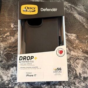 NEW OtterBox Defender Series Case for iPhone 17 Drop Protection Black